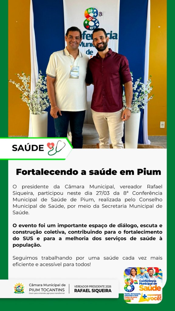 FORTALECENDO A SAÚDE EM PIUM