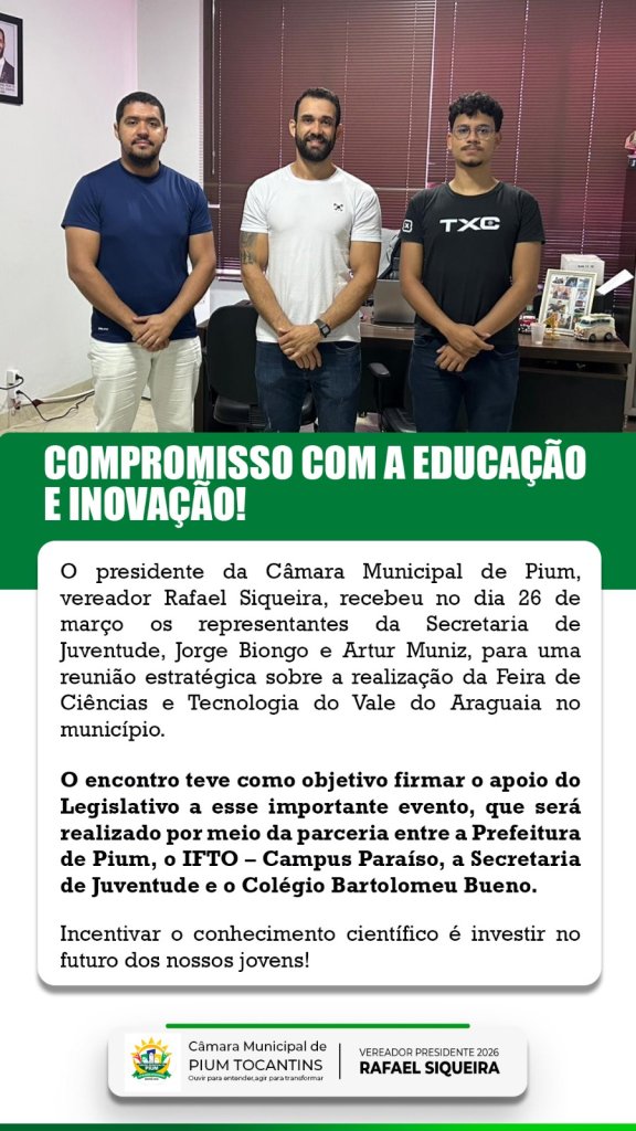 COMPROMISSO COM A EDUCAÇÃO E INOVAÇÃO